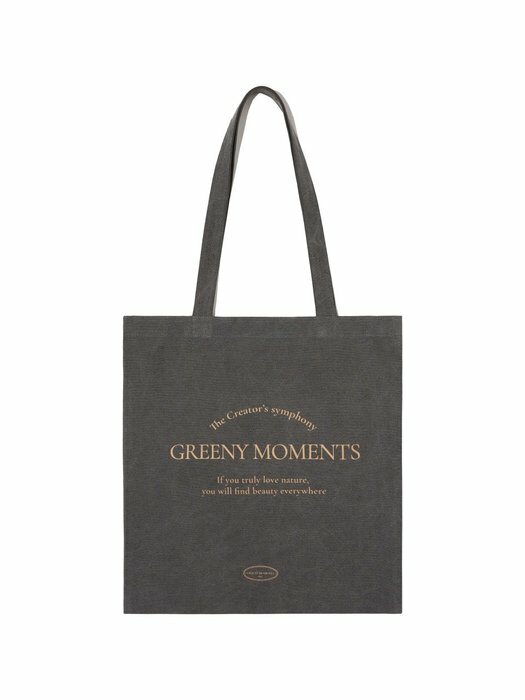Greeny eco bag (Charcoal)