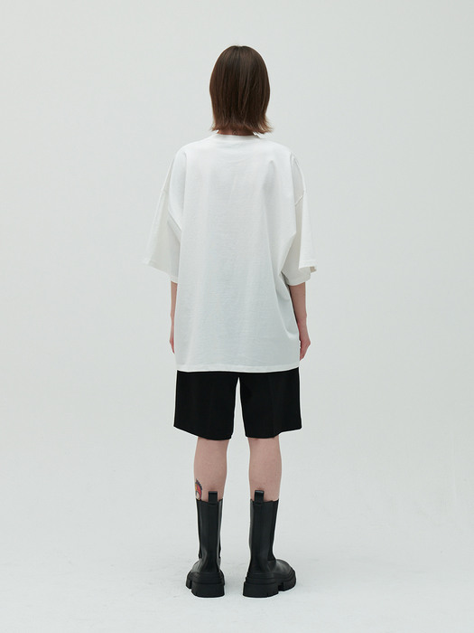 over-fit dress t-shirt_white