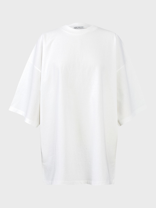 over-fit dress t-shirt_white