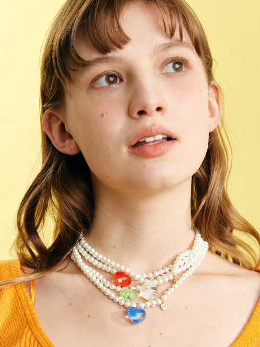 Fruit Pearl Necklace 3컬러
