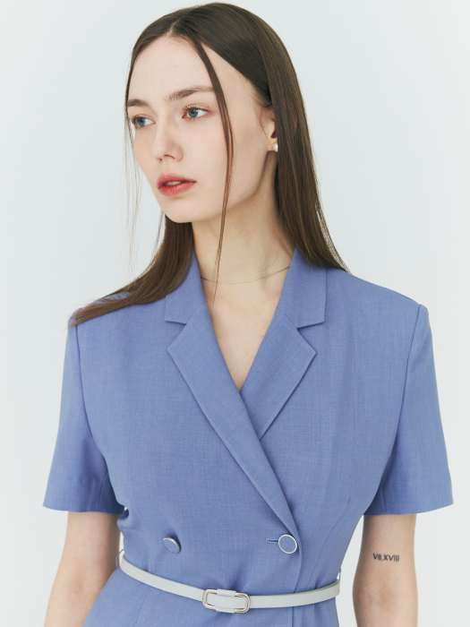 New Claire Jacket Dress [Blue]