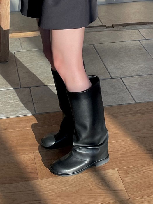 Leg warmer long Boots black