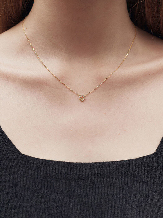 Feminine clover necklace - 2 color