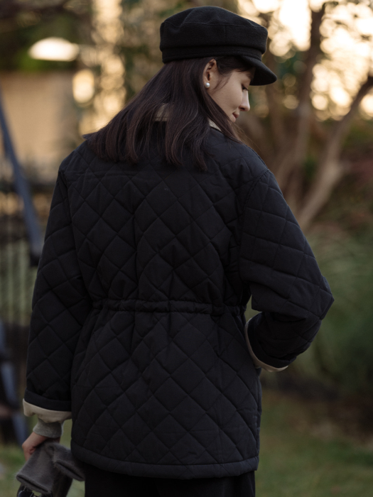 Soft warm quilting jacket [2color]