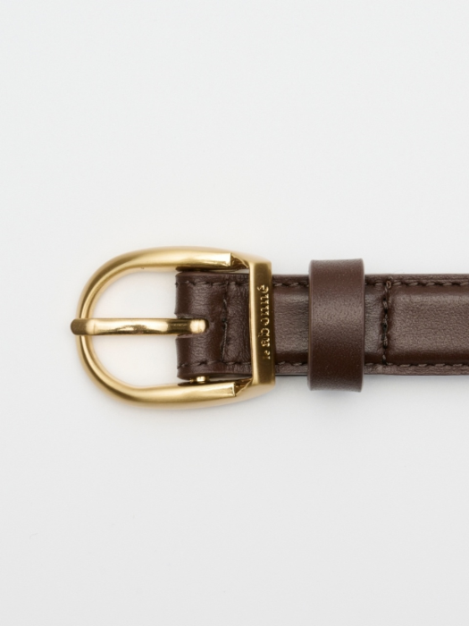 CLASSIC LEATHER BELT_BROWN