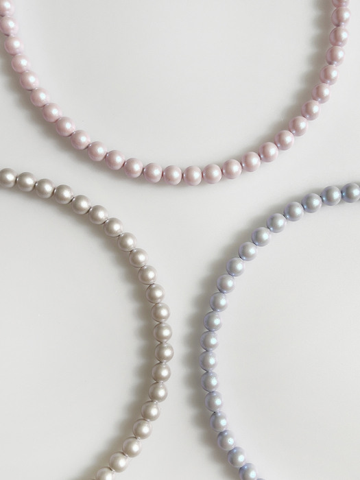 6mm Iridescent Pearl Necklace