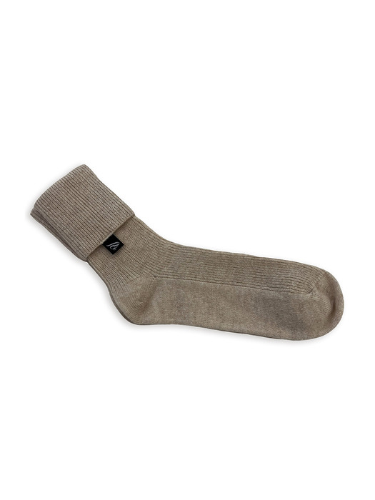 Cashmere socks_Camel