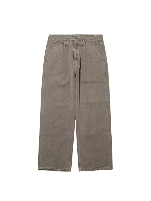 SEMI WIDE DYING PANTS / 2 COLOR