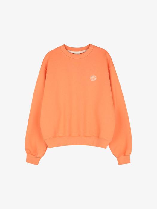 Lossy Symbol Logo Sweatshirt Orange