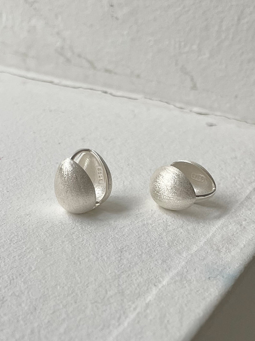 [silver925] sand tear earring