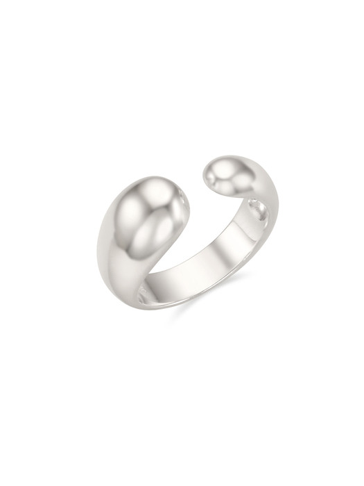 [silver925]unbalance bold ring
