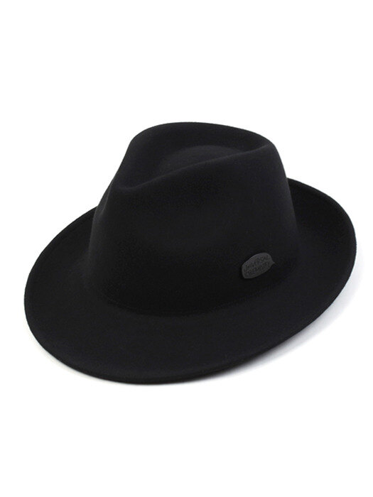 BU Black Wool Fedora - Big Size 빅사이즈페도라