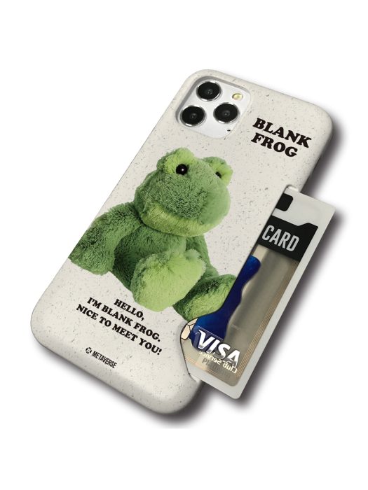 메타버스 슬림카드 케이스 - 헬로 블랭크 프로그(Hello Blank Frog)