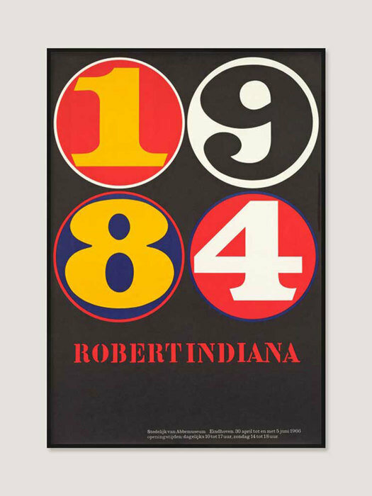 [얀 반 툰] Robert Indiana (액자 포함) 61.4 x 88 cm