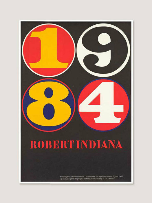 [얀 반 툰] Robert Indiana (액자 포함) 61.4 x 88 cm