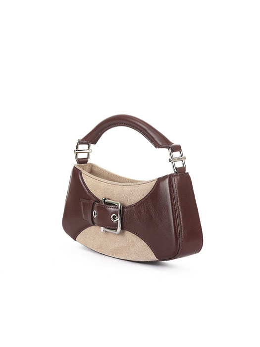 BELTED BROCLE_SMALL [BROWN COMBI]