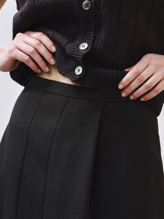Classic long skirt (black)