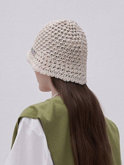 Sukashi Bucket Hat_Ivory