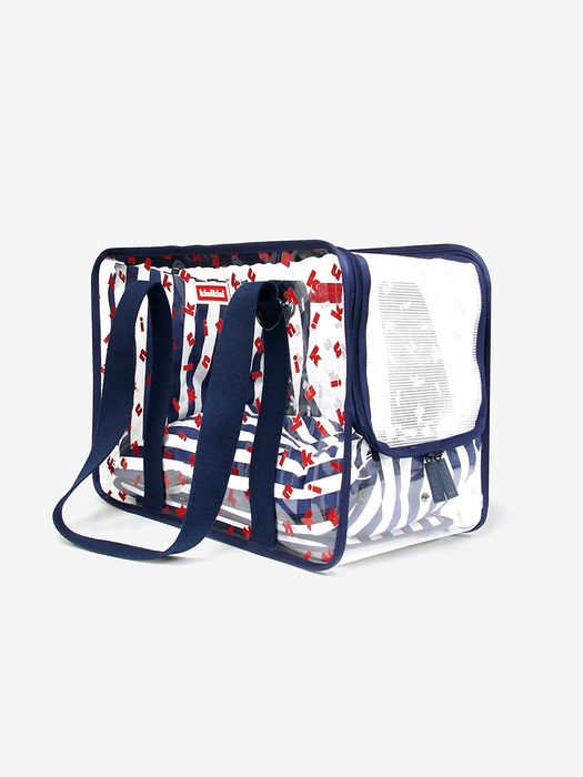 SIGNATURE LOGO PVC CARRIER BAG(캐리어백-SET)