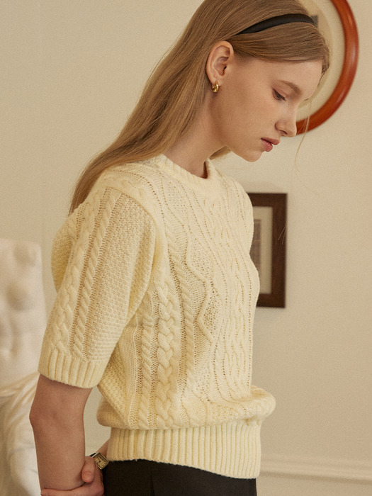Jane Cable Knit - Butter