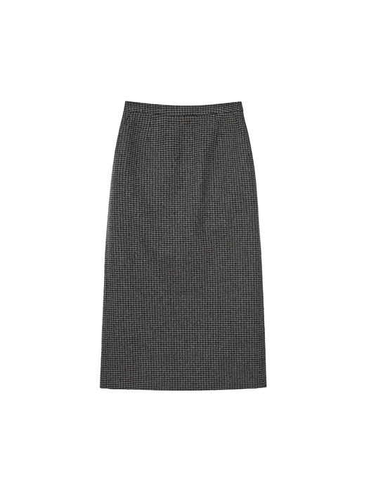 H-Line Tweed long Skirt VC2399SK005M