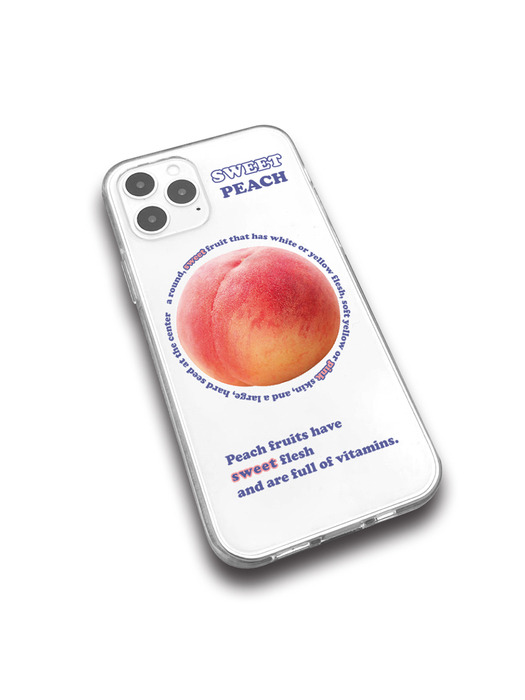 메타버스 젤리클리어 케이스 - 스위트 피치(Sweet Peach)