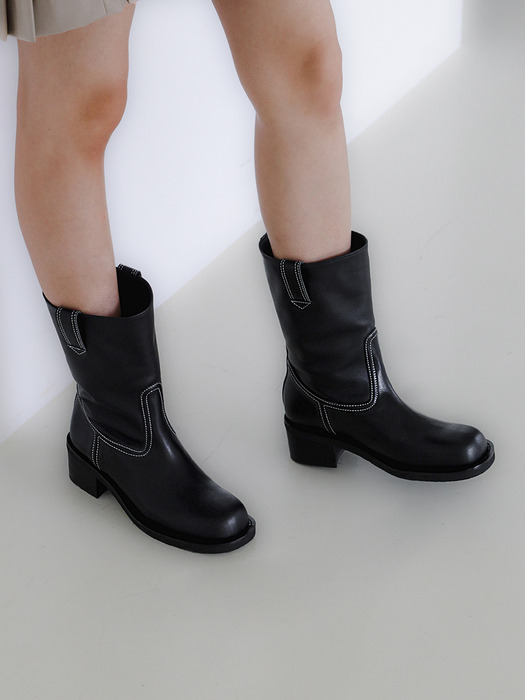 RT middle boots_23528_black