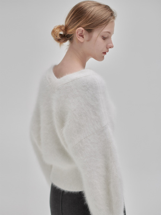 23WN angora cardigan [B/PWD]