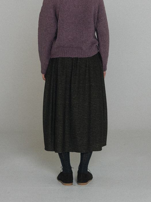 oat wool skirt