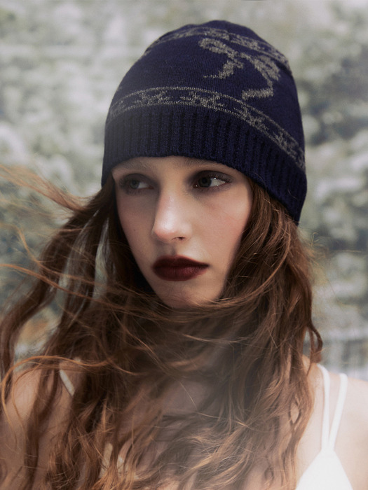 Ribbon JQD Beanie (NAVY)