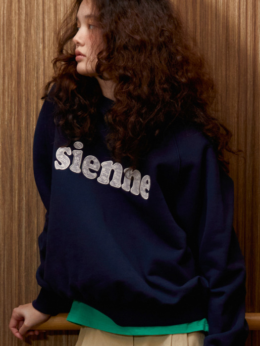 [12차] Sienne Lace Sweatshirts (Navy)