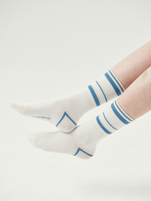 [3 Packs] Mixed Stripe Socks (2 Colors)