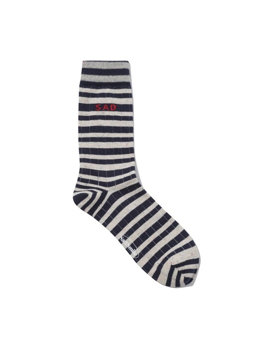 sadsmile stripe socks_CRLAX24121NYX