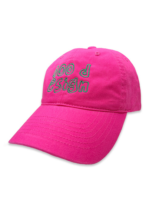 000 Design Ball Cap / Pink