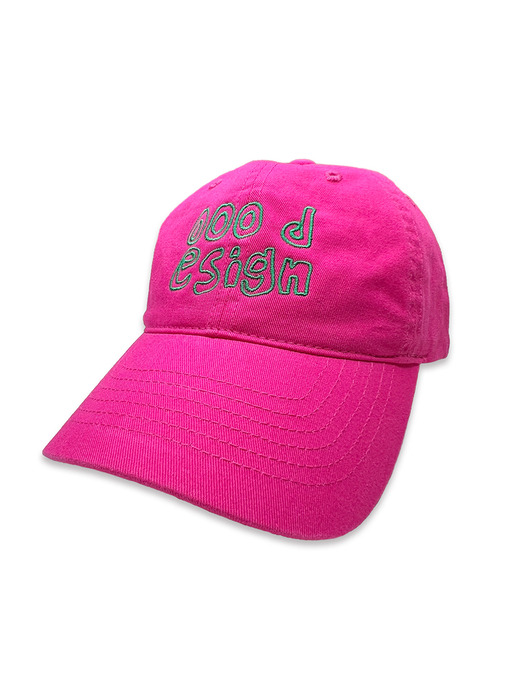 000 Design Ball Cap / Pink