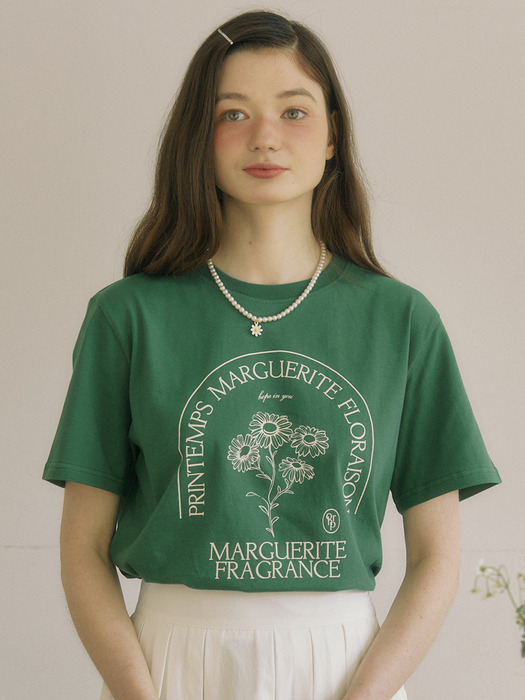 Marguerite T-shirt - Green