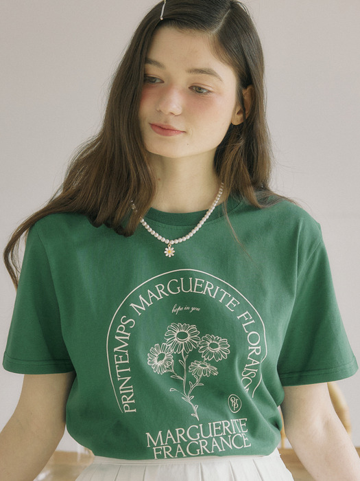 Marguerite T-shirt - Green