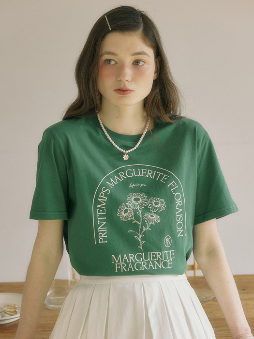 Marguerite T-shirt - Green