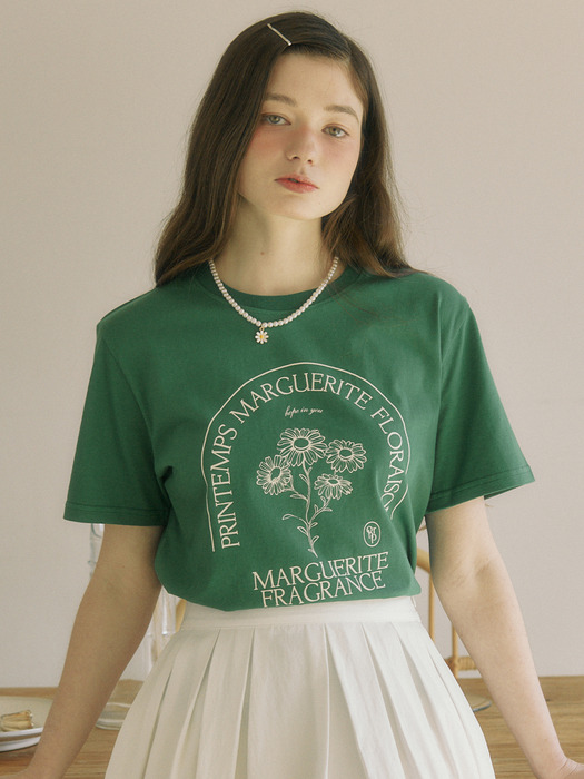 Marguerite T-shirt - Green