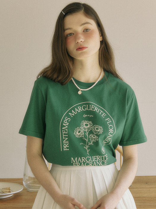 Marguerite T-shirt - Green