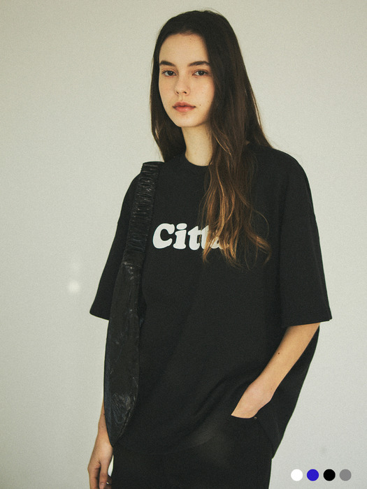Citta Signature Logo Overfit T-shirt_CTT312(4Color)