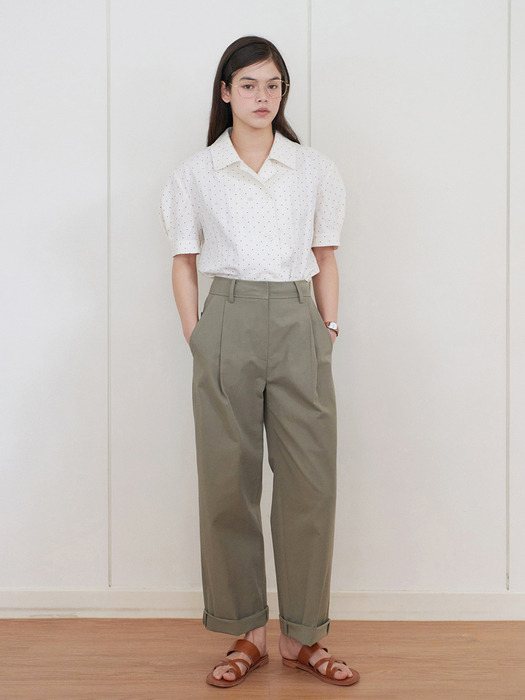 24N summer vintage blouse [IV/DOT]