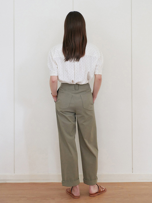 24N summer vintage blouse [IV/DOT]