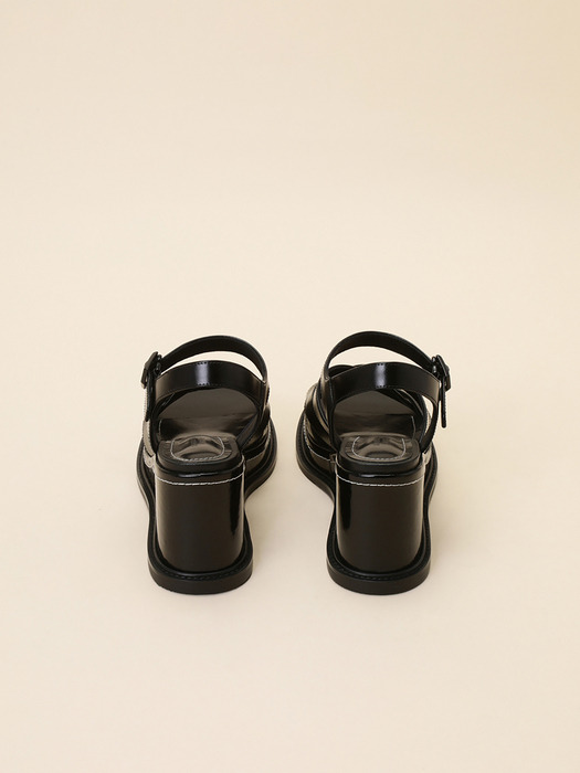 Strap wedge heel sandal(black)_DG2AM24050BLK