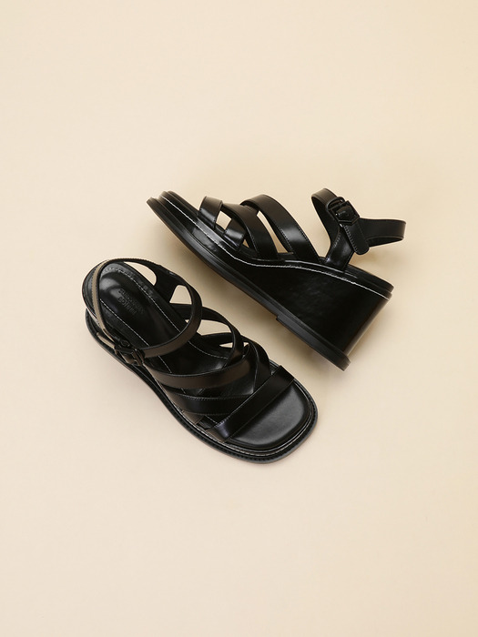 Strap wedge heel sandal(black)_DG2AM24050BLK