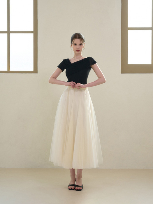 [9차리오더] Reve sha skirt [Cream]