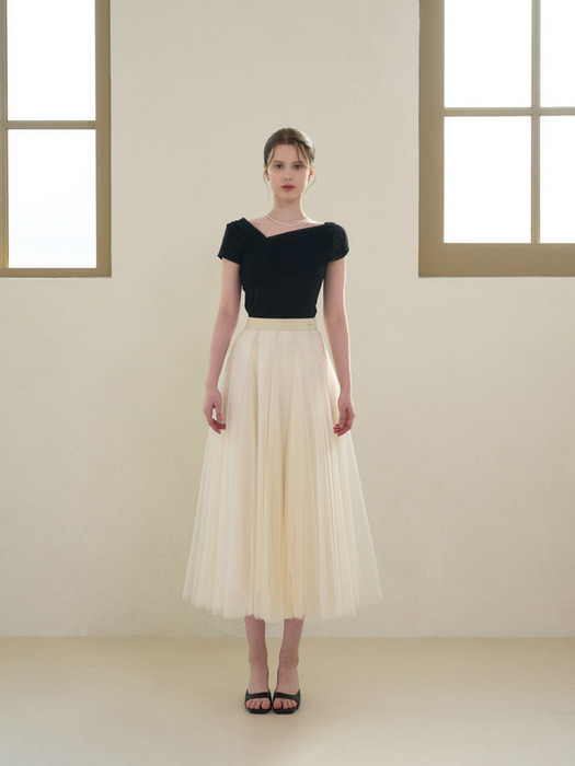 [9차리오더] Reve sha skirt [Cream]