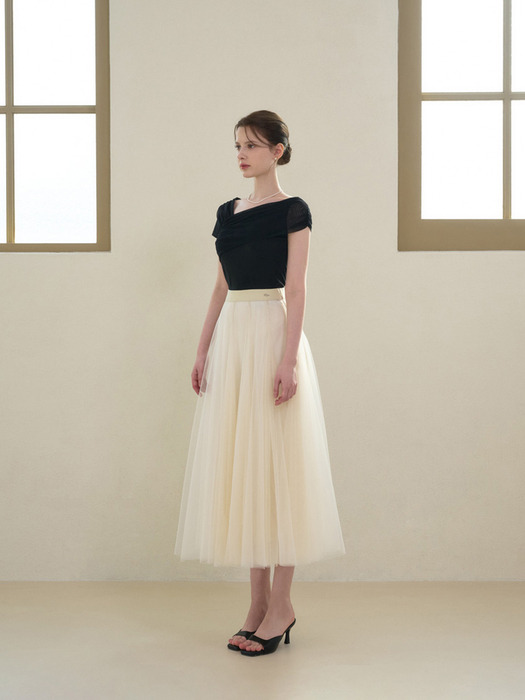 [9차리오더] Reve sha skirt [Cream]