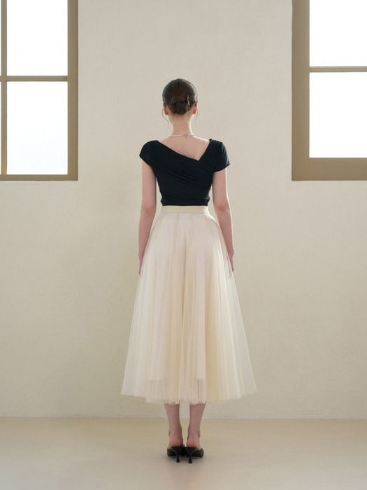 [9차리오더] Reve sha skirt [Cream]