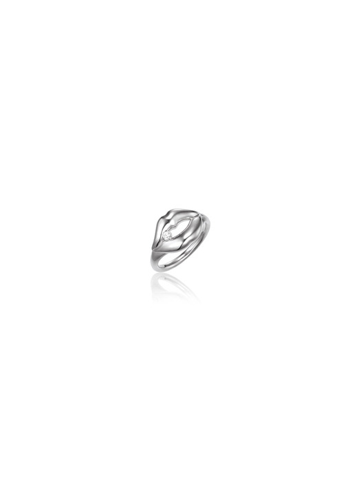 Shiny Lips Ring _ SILVER (Silver92.5)